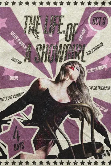 Poster to the movie "Taylor Swift | The Official Release Party of a Showgirl" #1209316